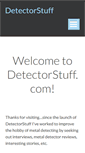 Mobile Screenshot of detectorstuff.com